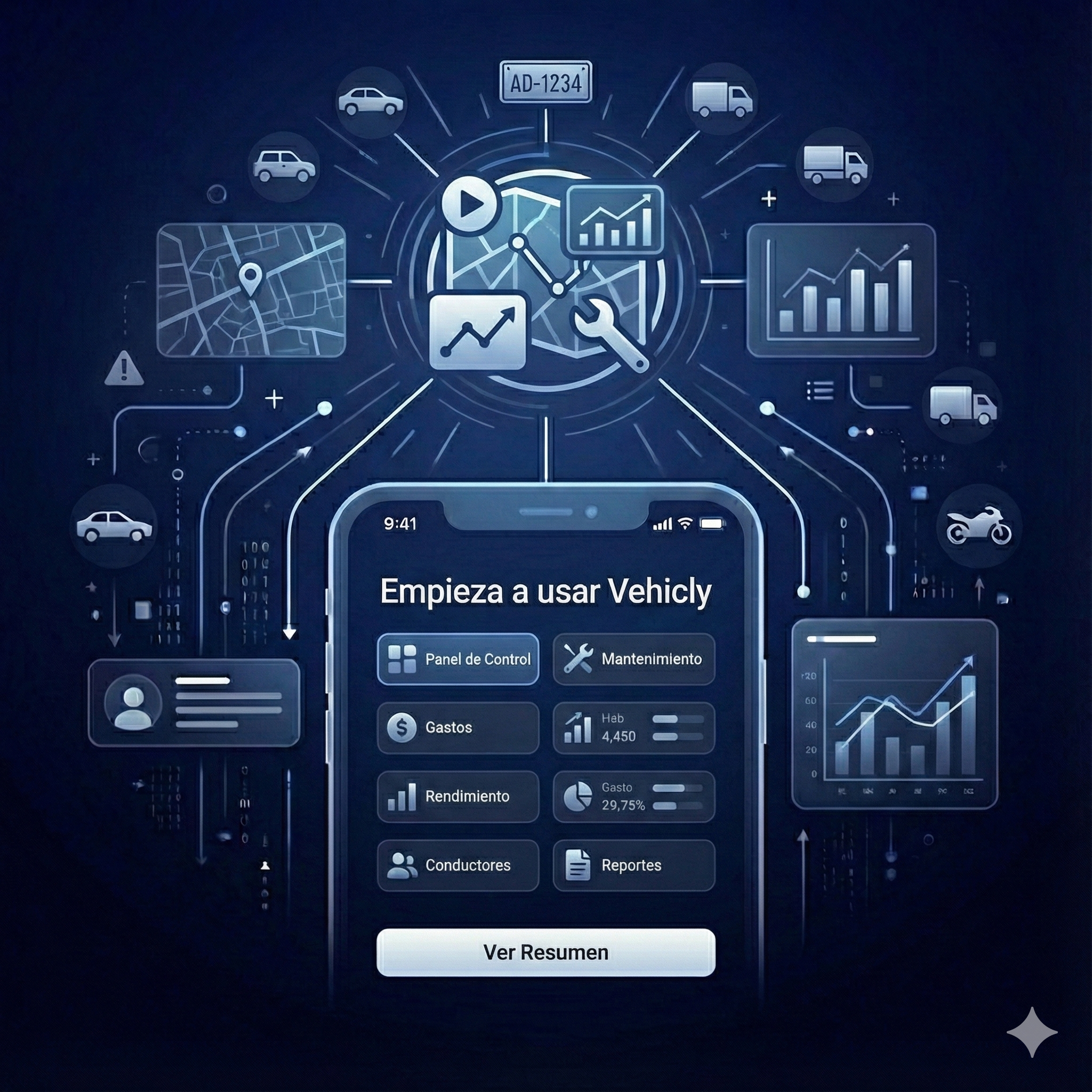 Empieza a usar Vehicly